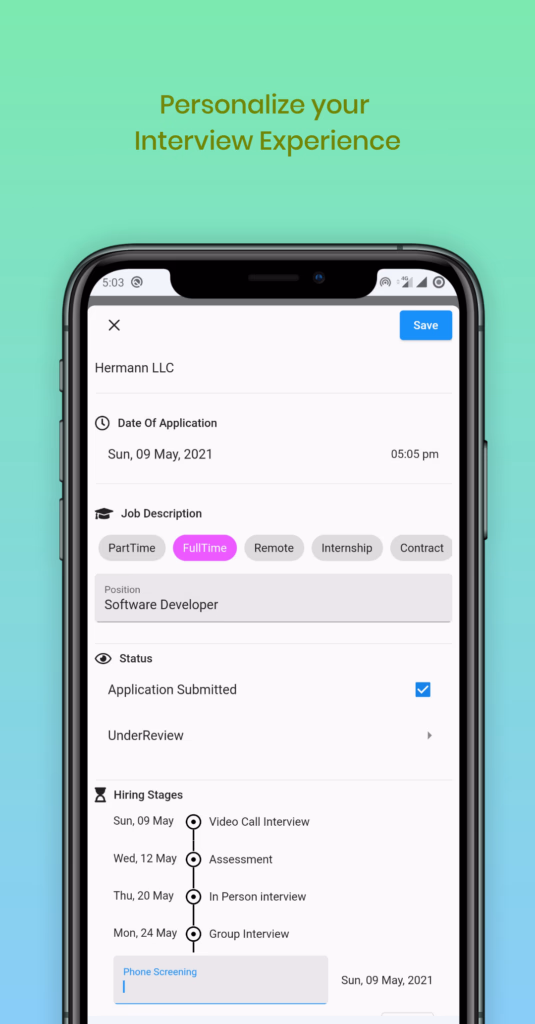 Inter Track - Track Your JOB Application - image 2