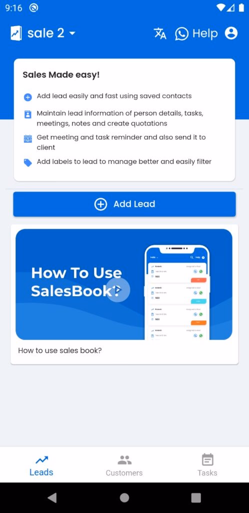 Sales Book App - main image