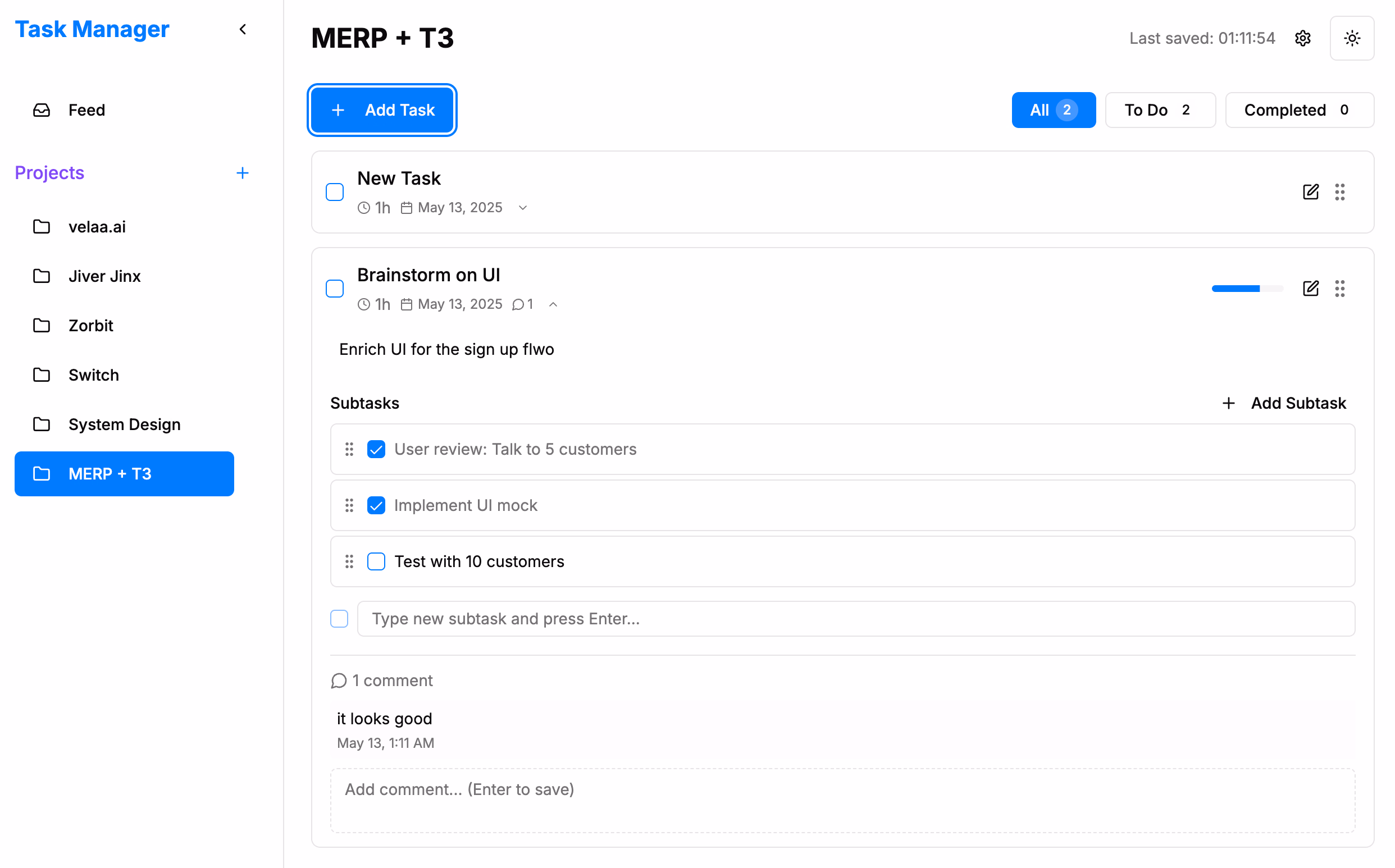 Task Feed - Minimal Task Manager - main image